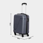 4-Wheel Dark Grey Polypropylene Hard Case Trolley, Small, , small image number null