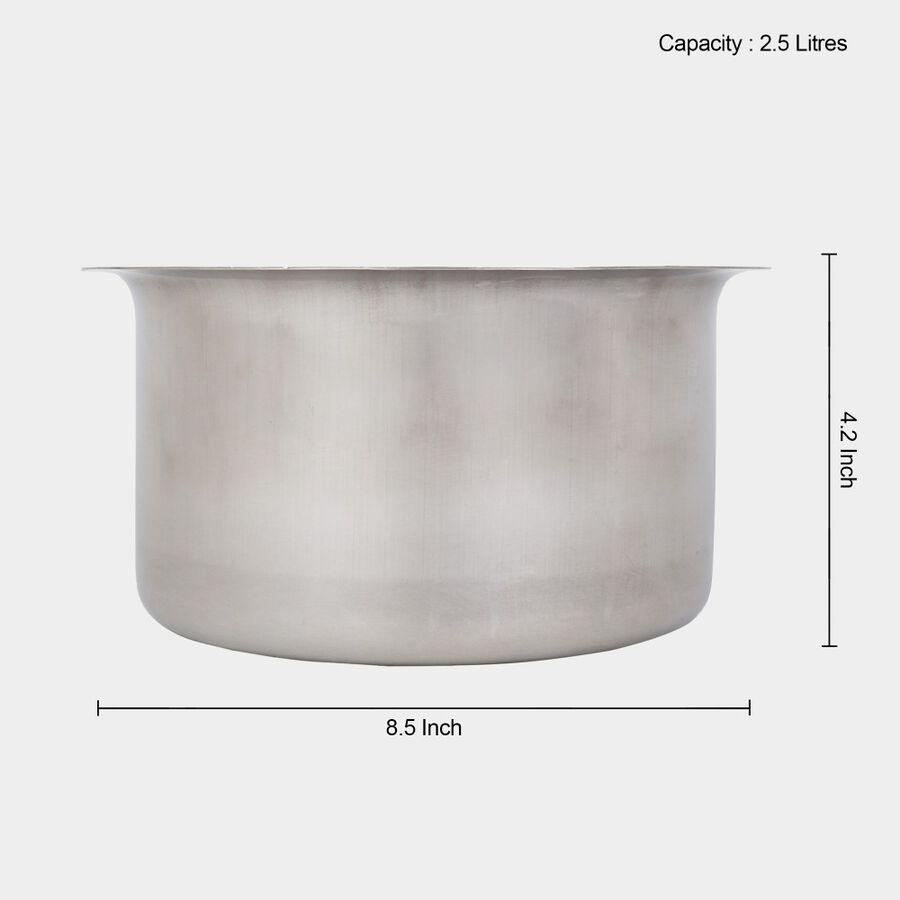 2.5 L Induction Compatible Stainless Steel Patila, , large image number null
