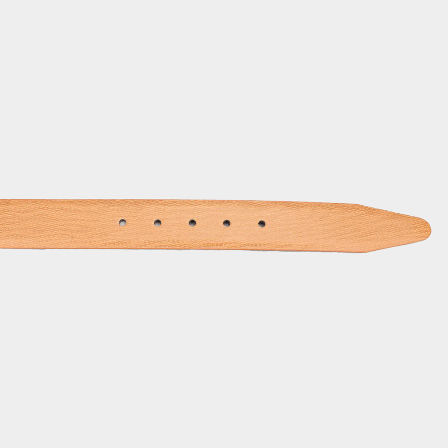 Men's Polyurethane Casual Belt, Size 40, Textured, , large image number null