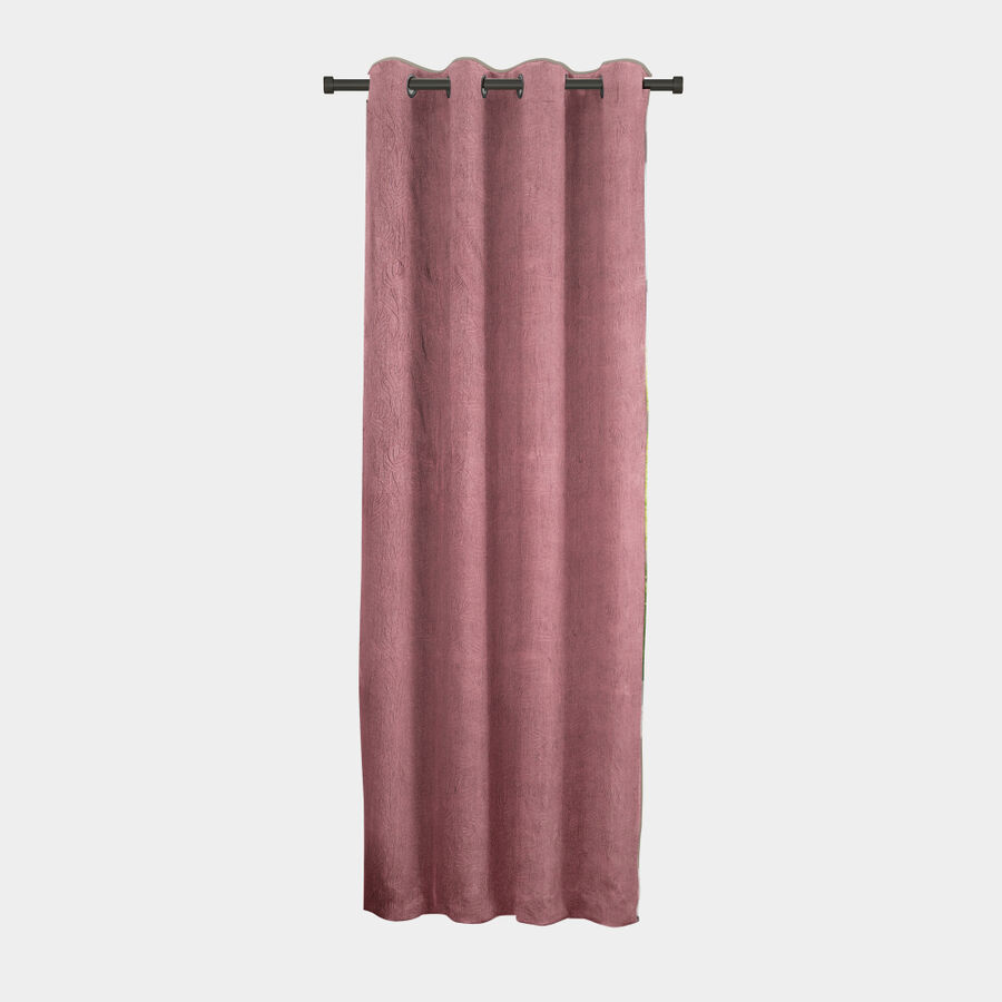 7 ft. Wine Polyester Curtain, , large image number null
