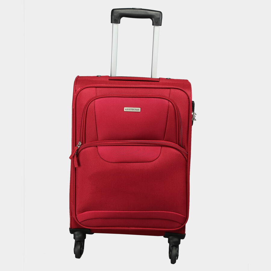 1 Pc. 4-Wheel Polyester Soft Case Trolley, Small, , large image number null