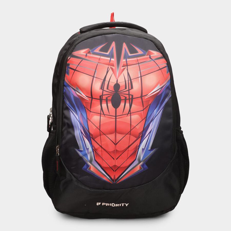 Spiderman Kid's Black Fabric Bag, , large image number null