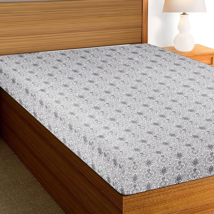 Cotton Blend Single Bedsheet, , large image number null
