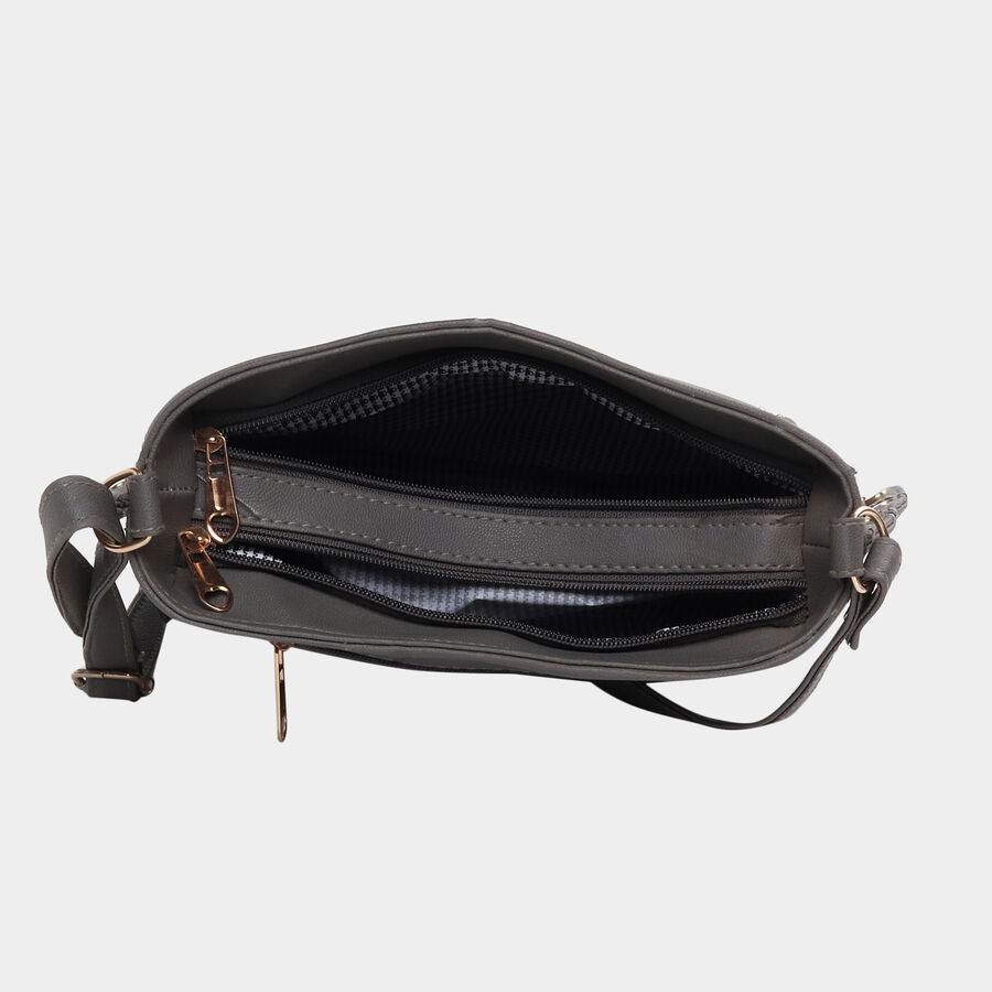 Women's Polyurethane Zipper Handbag, , large image number null