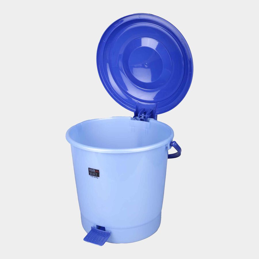 6 L Blue Plastic Dustbin, , large image number null
