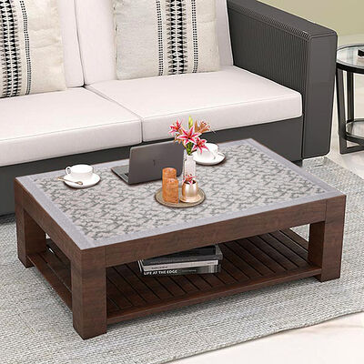 Grey Floral Tablecover 