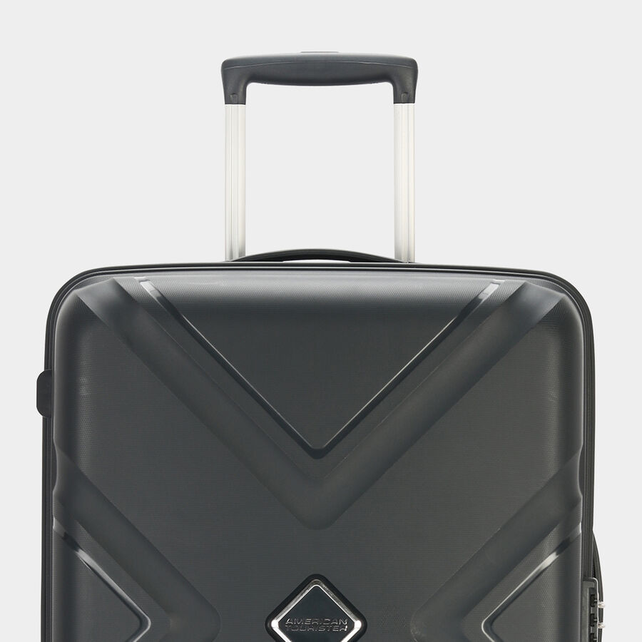 8-Wheel Grey Polypropylene Hard Case Trolley, Medium, , large image number null