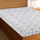 Pastel Geometric Printed Single Bedsheet, , small