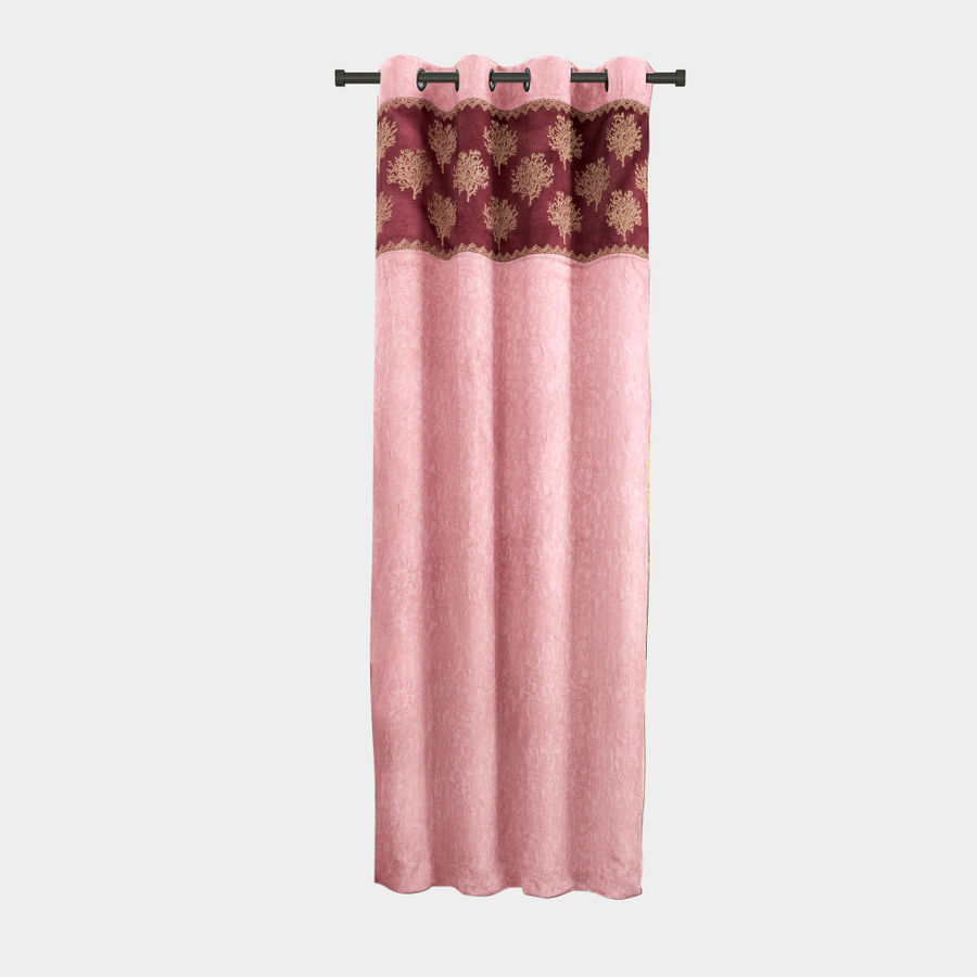 7 ft. Pink Polyester Curtain, , large image number null