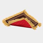 Brown Polyester Pooja Mat , , small
