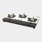 Glass Top Gas Stove, 3 Burners, , small image number null