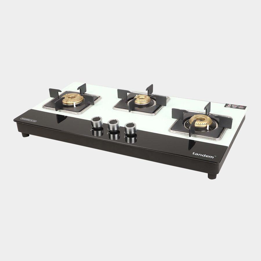 Glass Top Gas Stove, 3 Burners, , large image number null