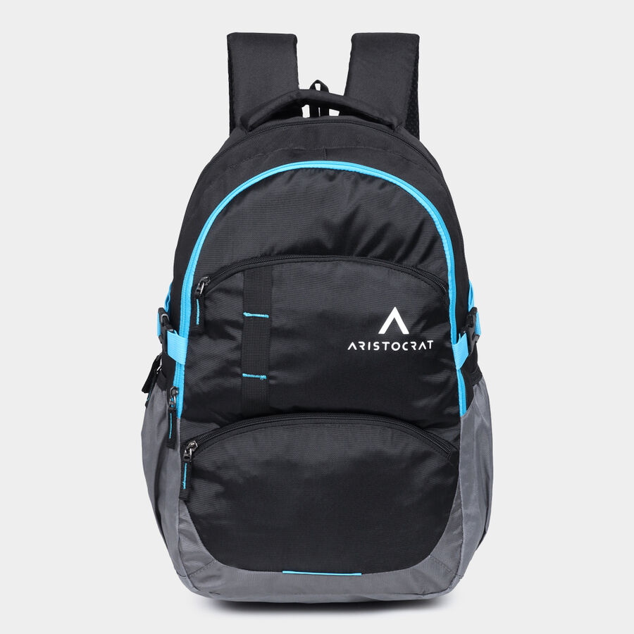 Black Polyester Back Pack, , large