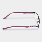 Clear Glass Plastic Half Rim Frame - Color May Vary, , small image number null