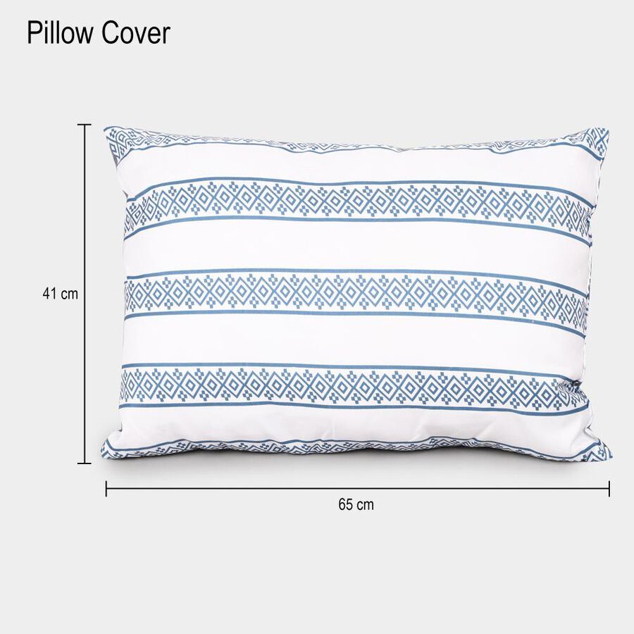 White Striped Pillow Cover, , large