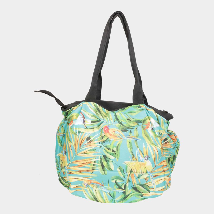 Women's Printed Fabric-Polyester Bucket Bag, Medium, , large image number null
