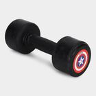 Black Rub-Iron Dumbbells, , small