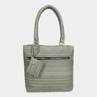 Women's Olive Green Polyurethane Tote Bag, , small image number null