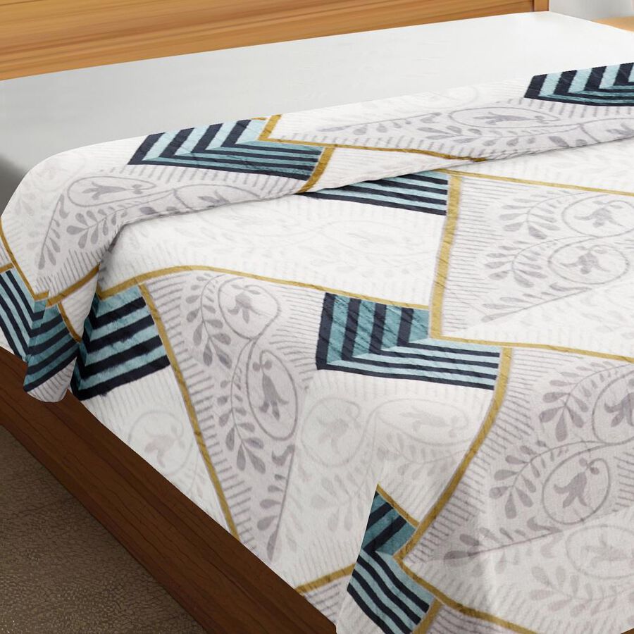 White Microfiber Blanket , , large image number null