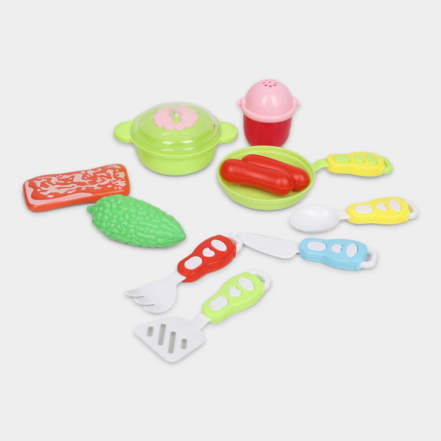 Kid's Multicolor Plastic Kitchen Set, , large image number null