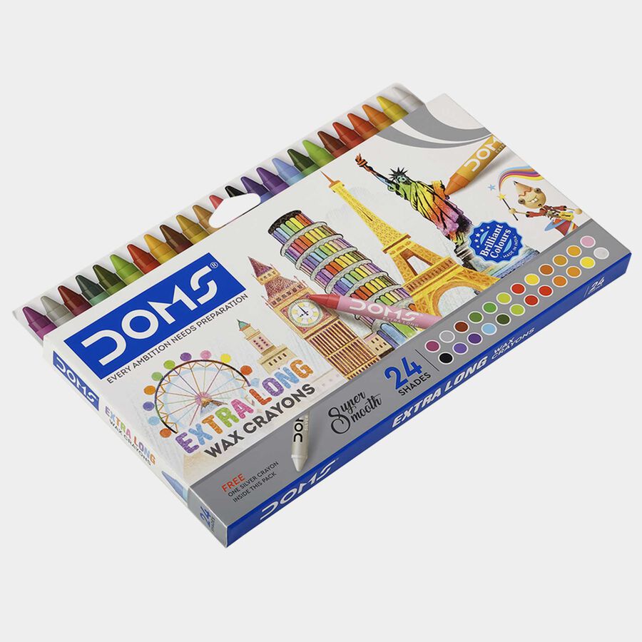 Wax Crayons 24 Shades, , large image number null