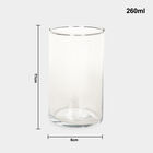 260ml Glass Tumbler Set of 6, , small