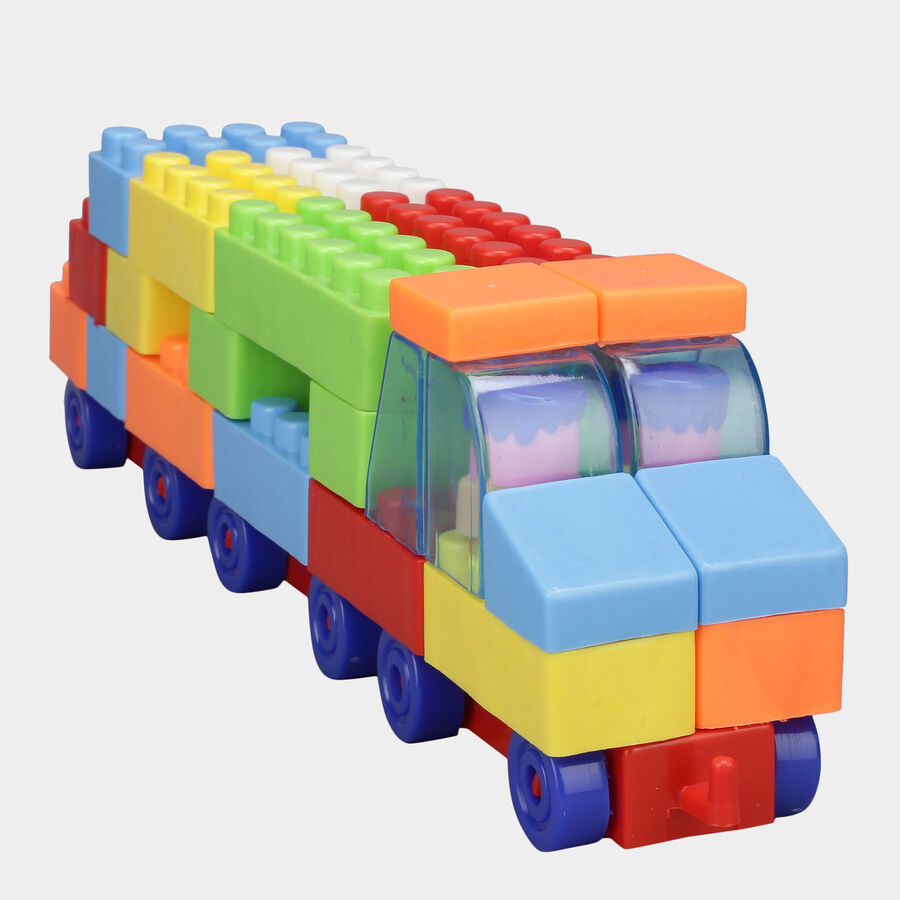Kid's Building Blocks In Car Shape, , large