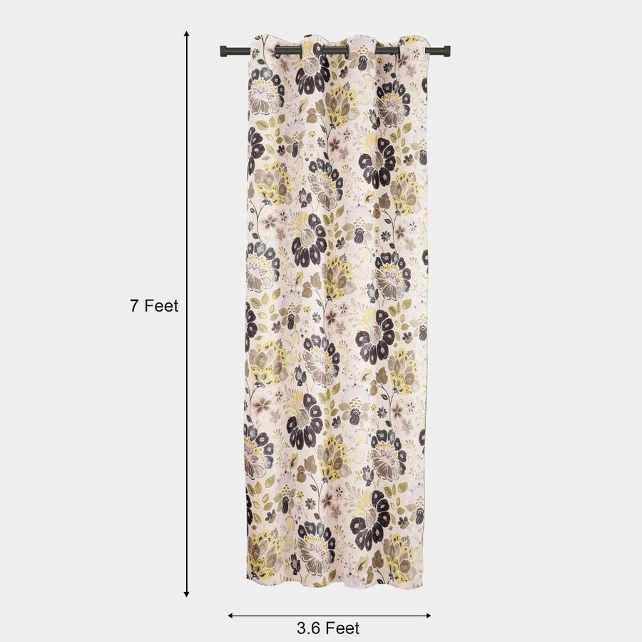 7ft. Beige Polyester Door Curtain, , large image number null