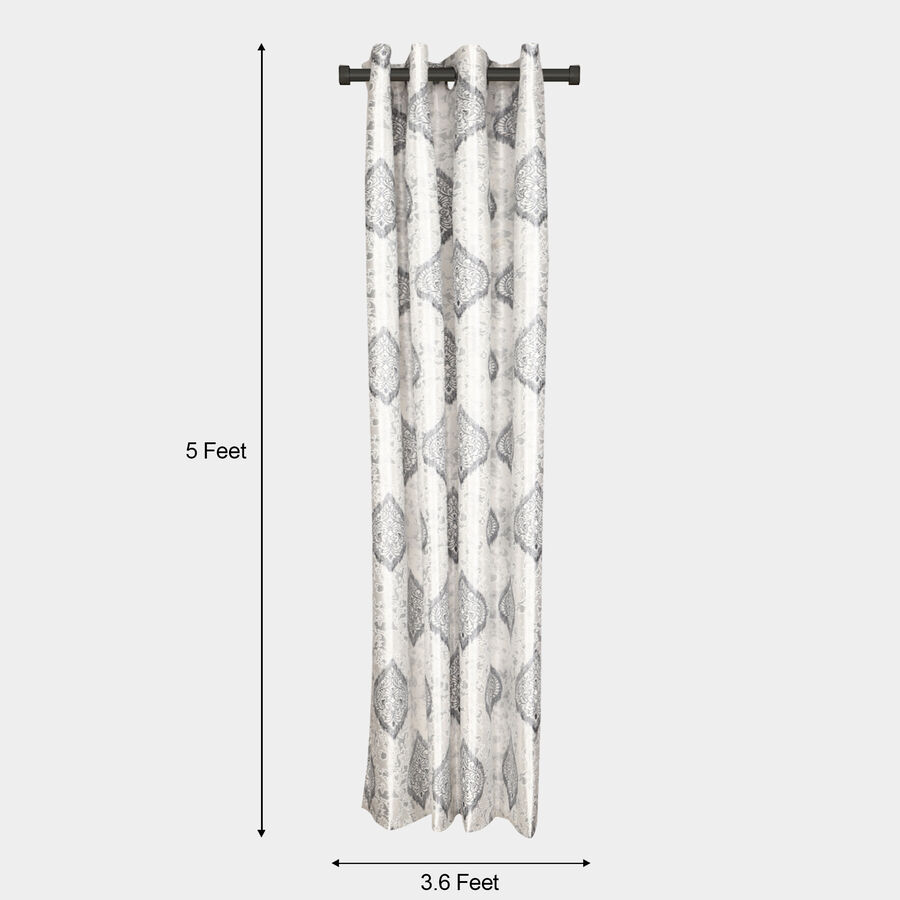 5ft. Light Grey Window Curtain, , large image number null