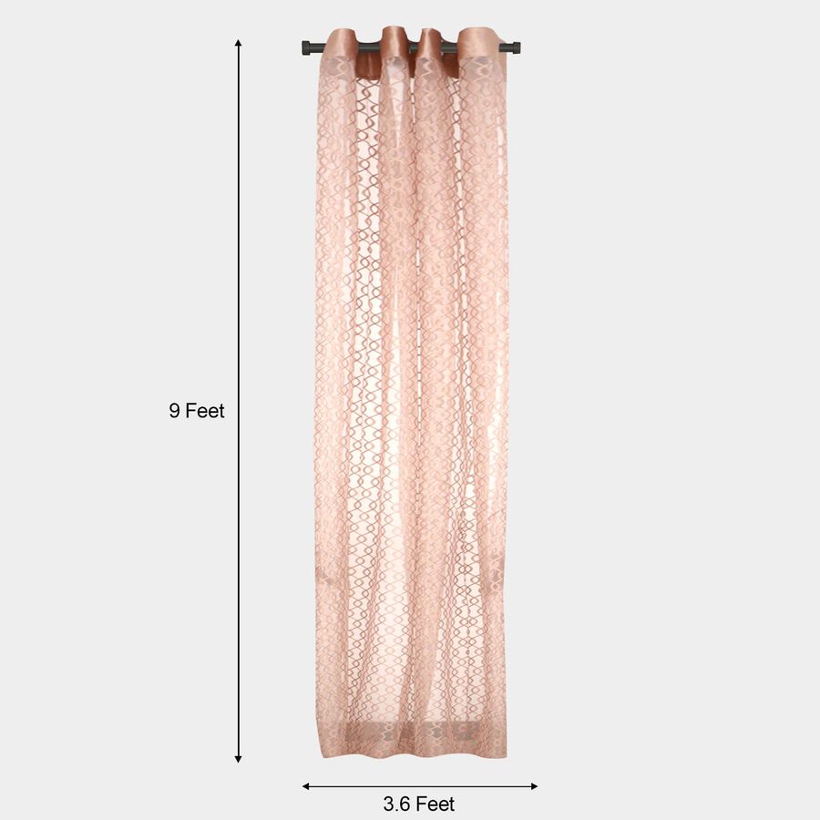 9ft. Brown Polyester Long Door Curtain, , large image number null
