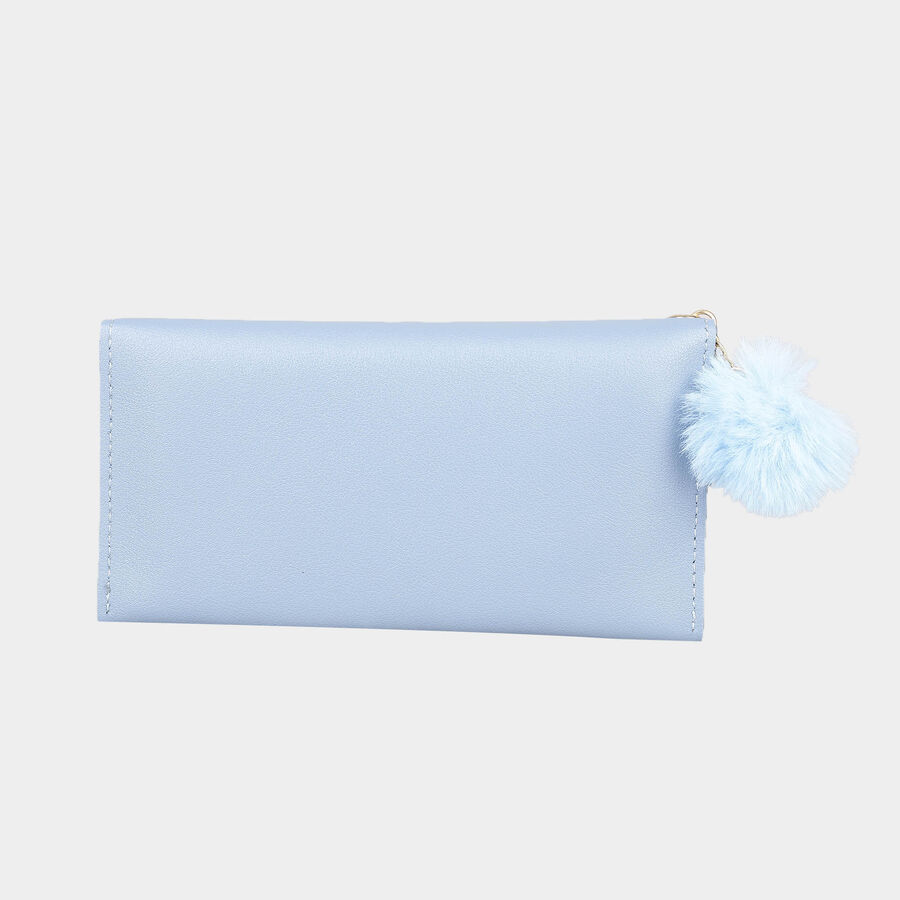 Women's Polyurethane Envelope/Zipper Hand Pouch, , large image number null