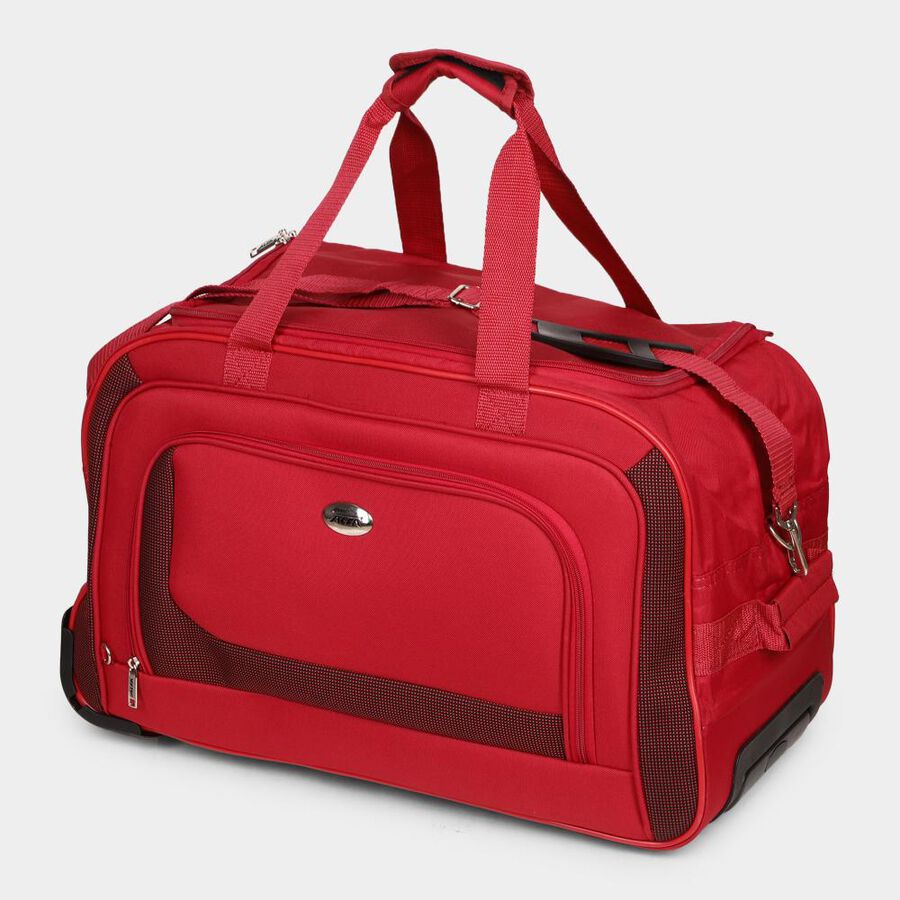Red Polyester Duffle Trolley, , large image number null