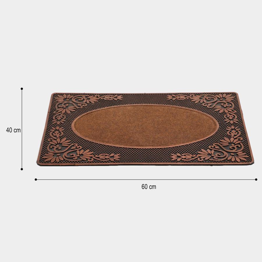 Anti-SKId Brown Rubber Door Mat, , large image number null