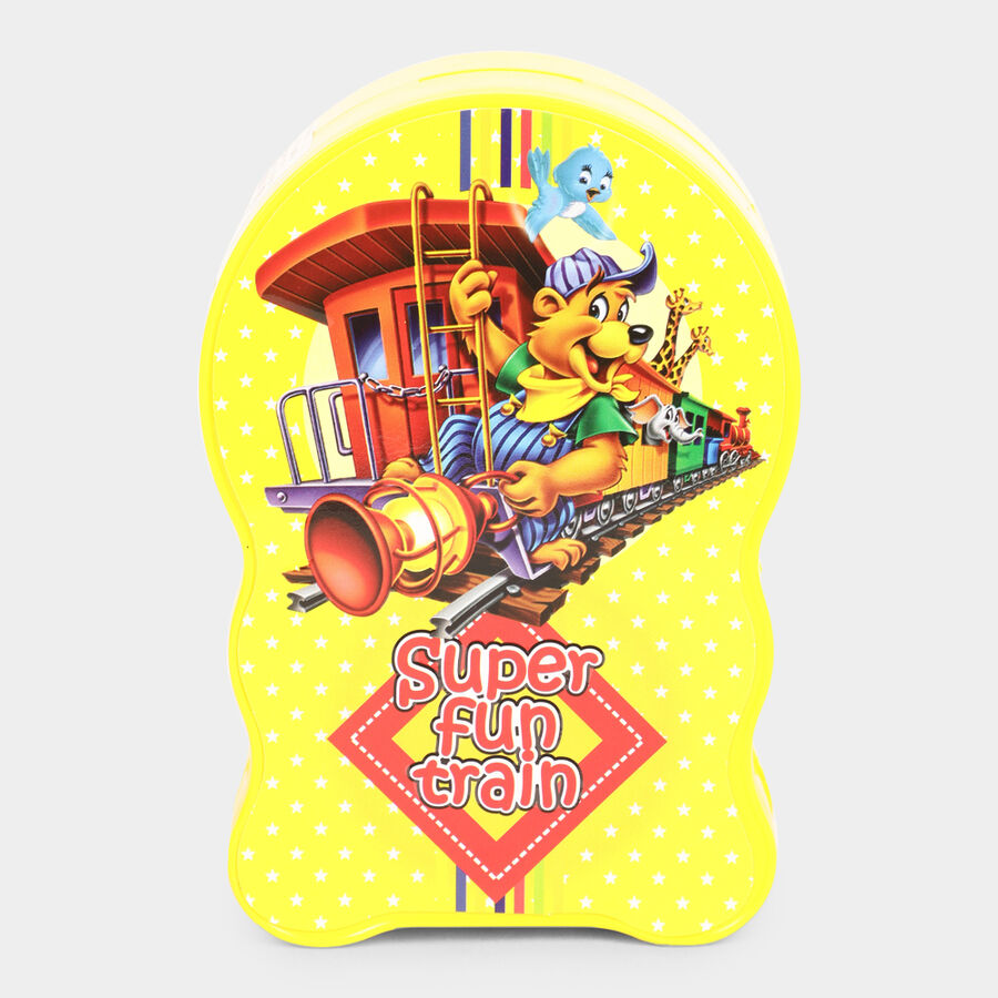 Kid's Multicolour Plastic Coin Bank, , large image number null