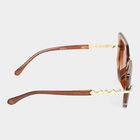 Women's Metal Gradient Square Sunglasses, , small image number null