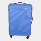 4-Wheel Blue Polypropylene Hard Case Trolley, Medium, , small image number null