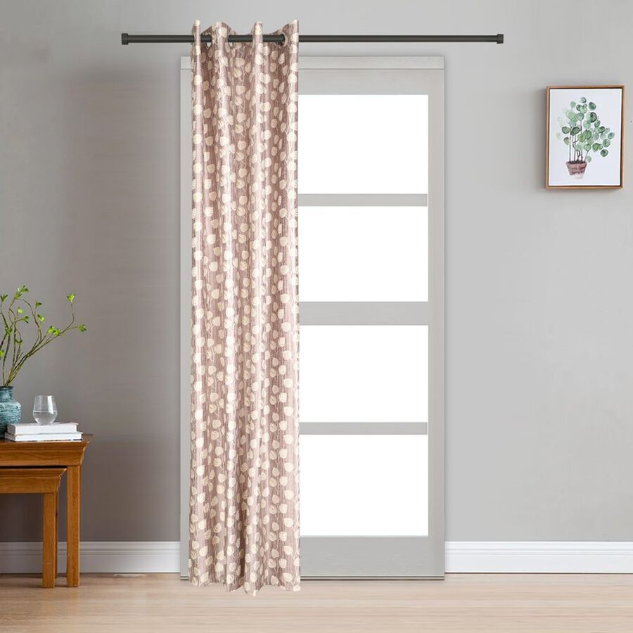 7ft. Brown Microfiber Door Curtain, , large image number null