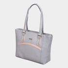 Women's Grey Polyurethane Tote Bag, , small image number null