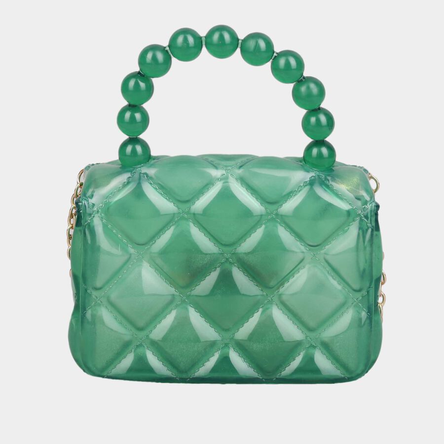 Kid's Green Polyurethane Bag, , large image number null