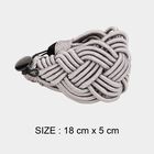 Grey Microfiber Tieback Rope, , small image number null