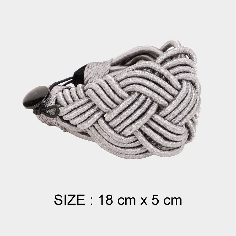 Grey Microfiber Tieback Rope, , large image number null