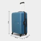 4-Wheel Dark Blue PVC Matee Hard Case Trolley, Medium, , small image number null