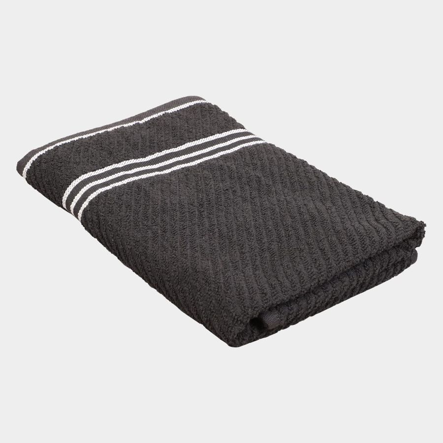 300 GSM Grey Cotton Blend Bath Towel, , large