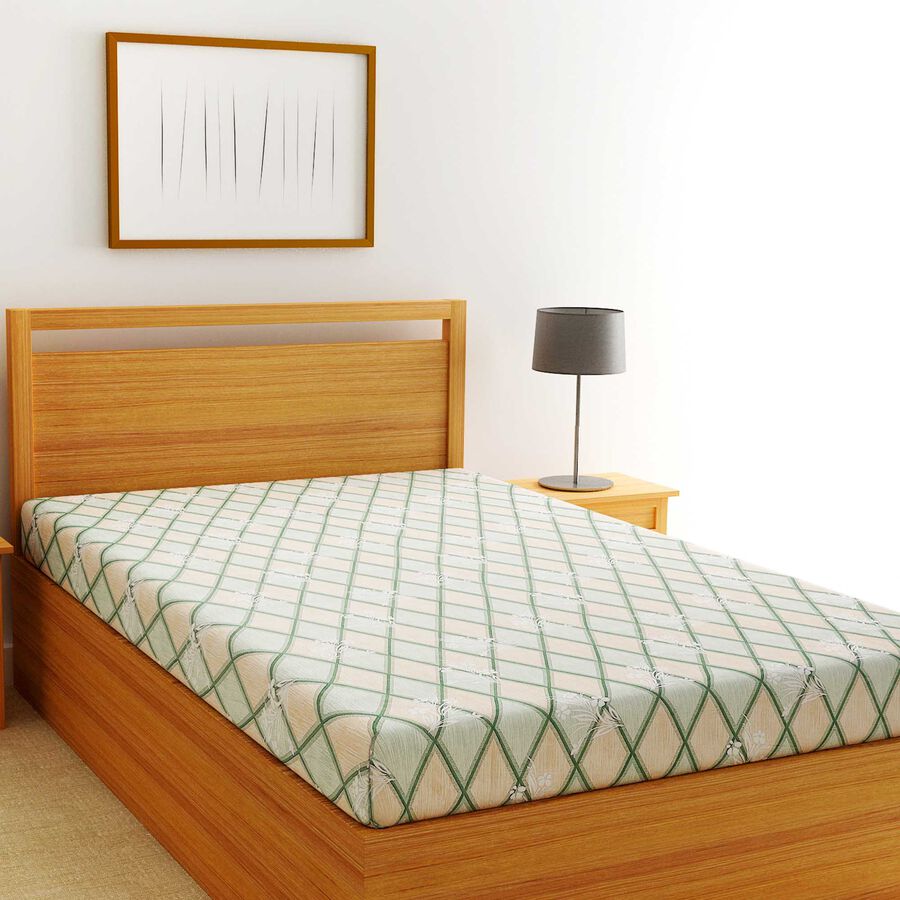 104 TC Cotton Single Bedsheet, , large image number null