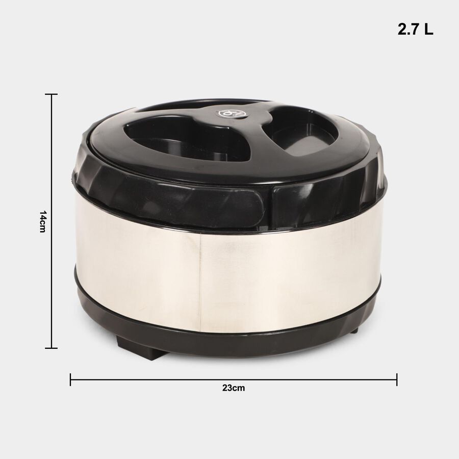 2.7 L Stainless Steel Casserole, , large image number null