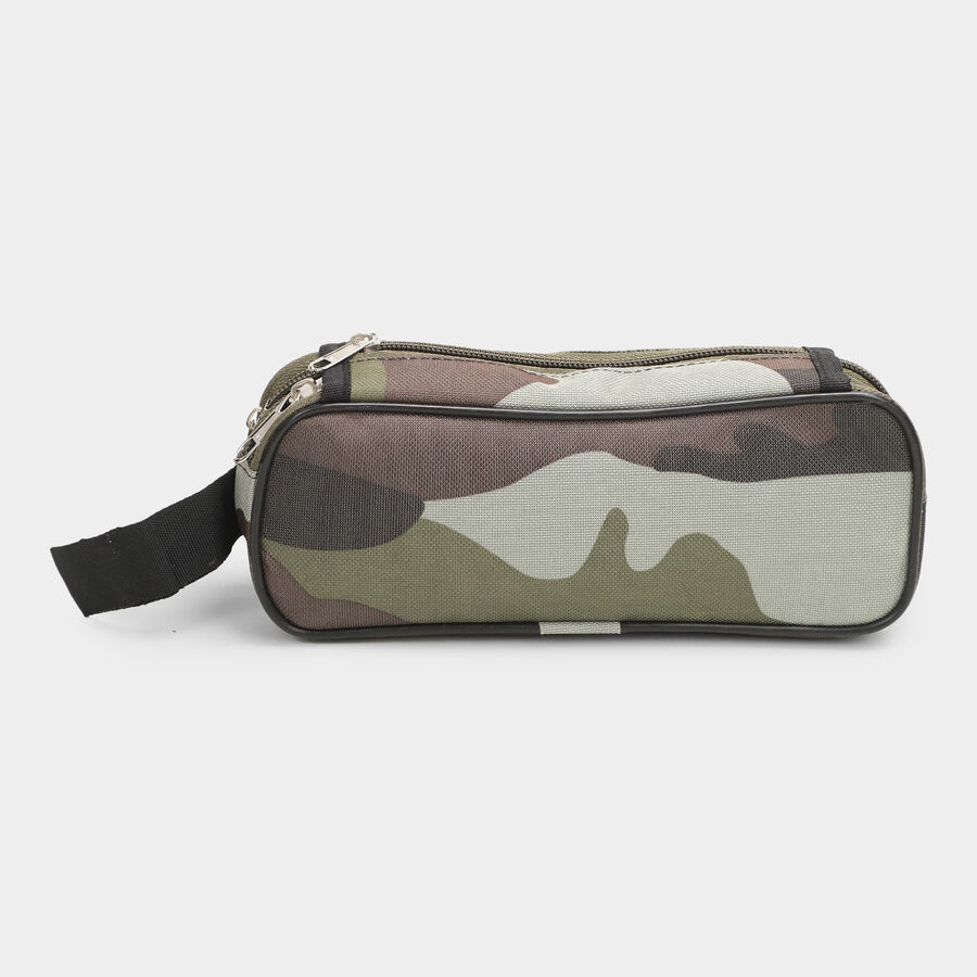 Beige Fabric Pouch, , large image number null