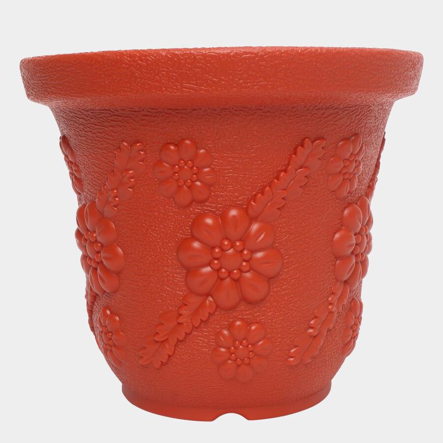 Brown Plastic Planter, , large image number null