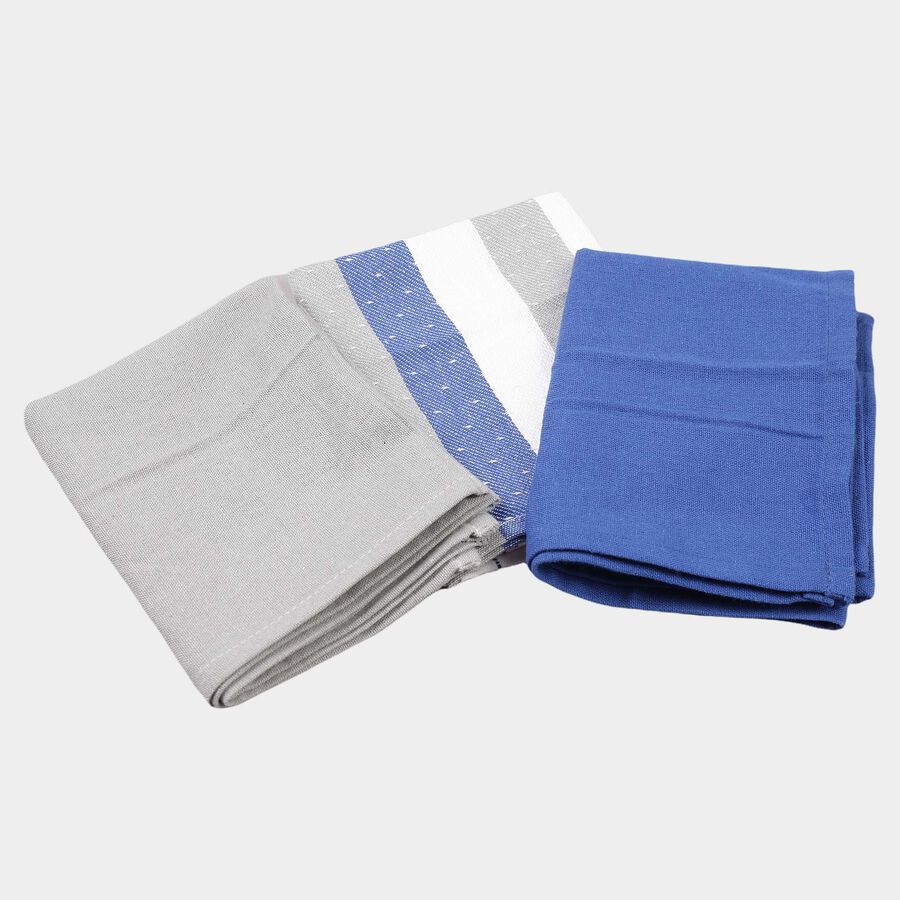 Set Of 3 Cotton Kitchen Napkin, , large image number null