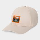 Men's Beige Fabric Caps, , small
