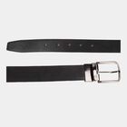 Men's Black Polyurethane Formal Belt, , small image number null